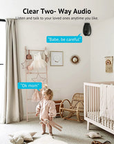 Indoor Security Camera, 1080P Home Security Camera with Sound & Motion Detection, 360° Baby Monitor with Phone App, WIFI Pet Camera,2-Ways Audio, Night Vision,Sd&Cloud Storage, Works with Alexa