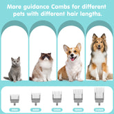 Professional 6-In-1 Dog Grooming Vacuum Kit - 11000PA High Suction & 1.5L Large Capacity | 99% Hair Removal with Complete Grooming Tools | High Suction Pet Vacuum for Professional Grooming