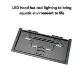 Aquarium Fish Tank Starter Kit with LED Lighting 20 High